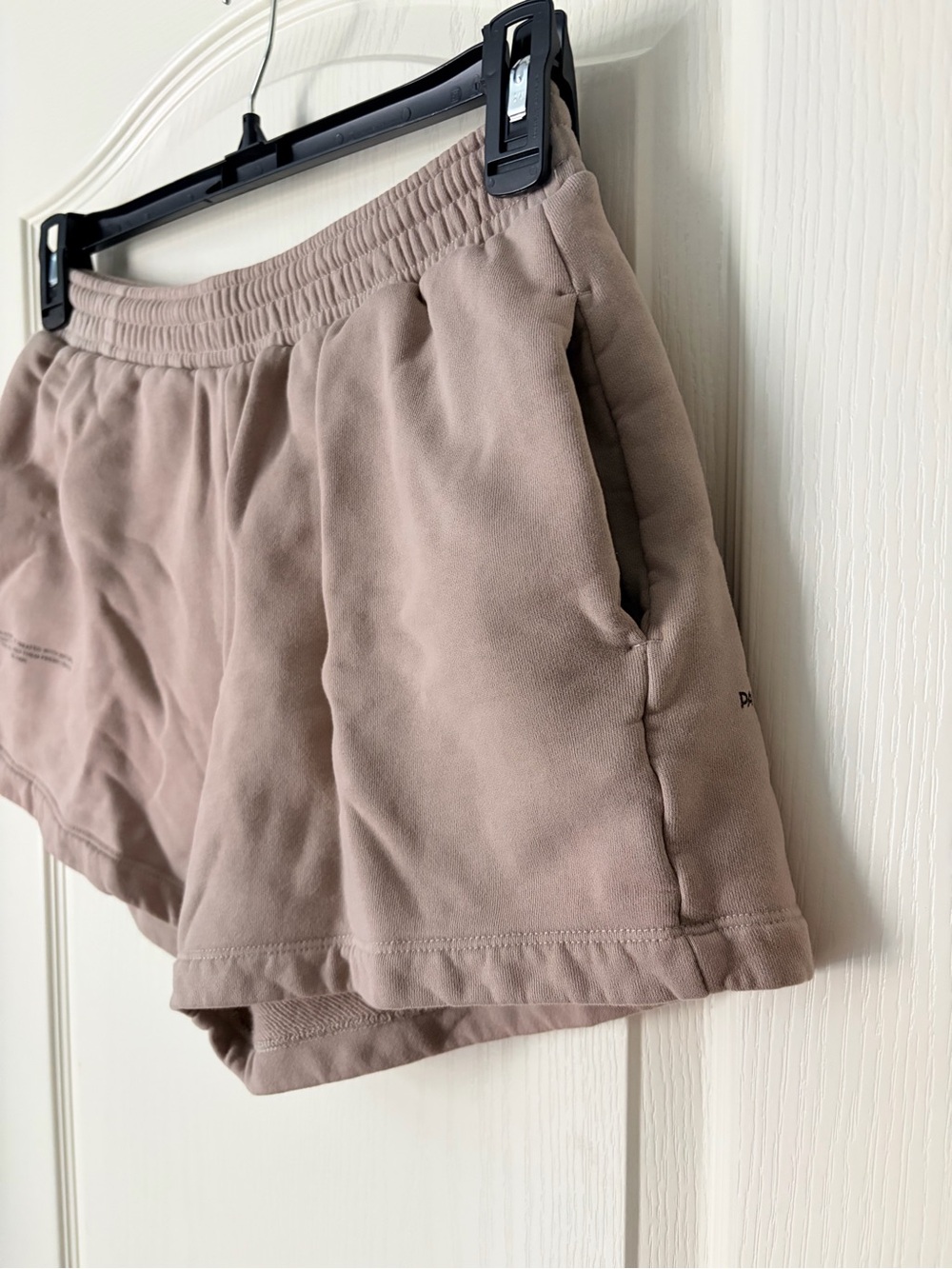Pangaia Unisex 365 Midweight shorts, stone, large - Picture 7 of 15